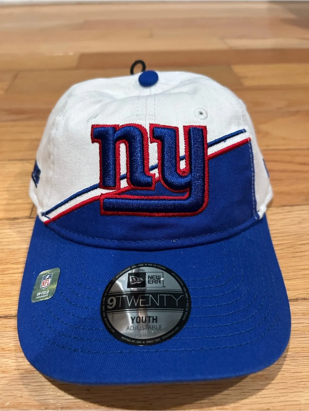 NFL New York Giants White, Blue & Red Youth Hat